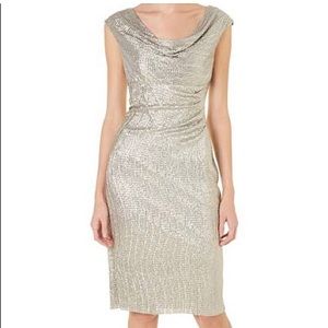 Metallic connected apparel dress. Size 12. Lightly worn but in great condition.